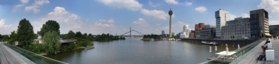 180° Panorama Hafen Düsseldorf