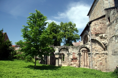Im Klostergarten vom Kloster Thalbürgel