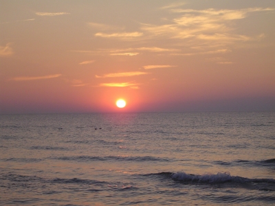 Sonnenuntergang an der Ostsee