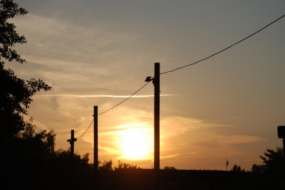 Sonnenuntergang auf Zollverein