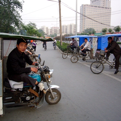 Rikschafahrer in Peking