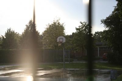 Basketball hinter Gittern