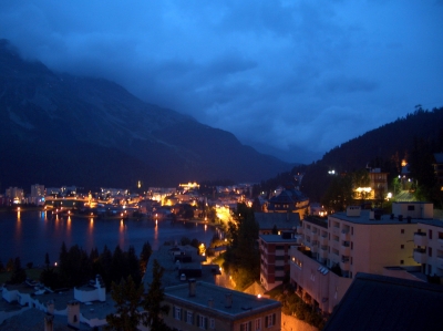 St.Moritz bei Nacht
