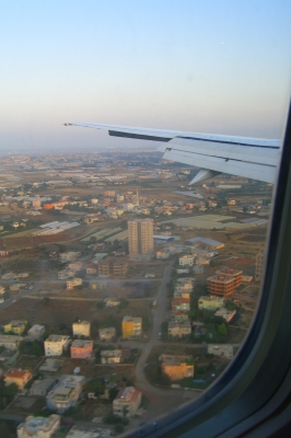 Landeanflug auf Antalya