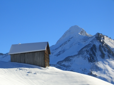 Berghütte in Damüls