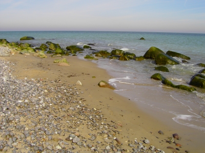 Meer, Sand und Steine