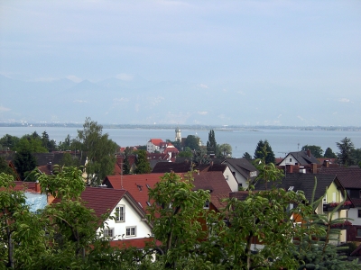 Blick auf Wasserburg am Bodensee