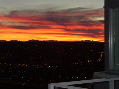 Sonnenuntergang in Vancouver