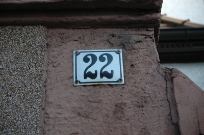 Hausnummer 22