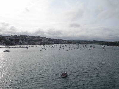 Fischerhafen in Fallmouth, England