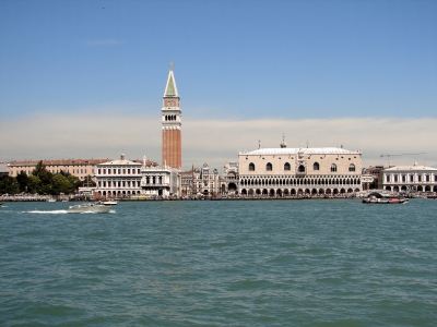Anfahrt auf Venedig