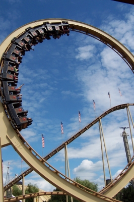 Achterbahn in Holland