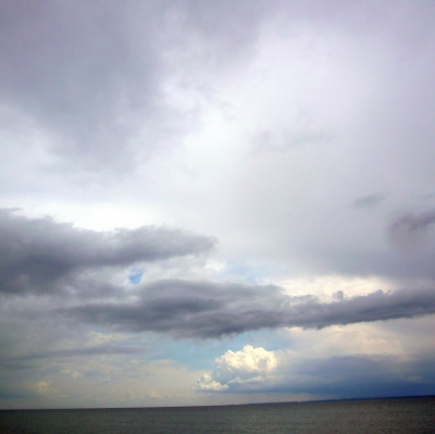 Wolken über die Ostsee im Juli 2007