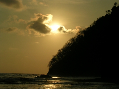 Sonnenuntergang am Strand