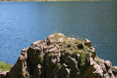 Felsen vor dem Almsee