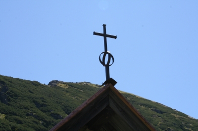 Kreuz auf der Bergkapelle