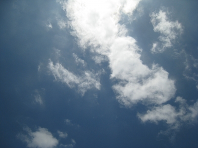 Textur Himmel mit Wolken