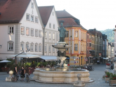 Marktplatz mit Willibaldsbrunnen (Eichstätt)