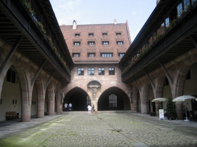 Kreuzigungshof im Heilig Geist Spital Nürnberg