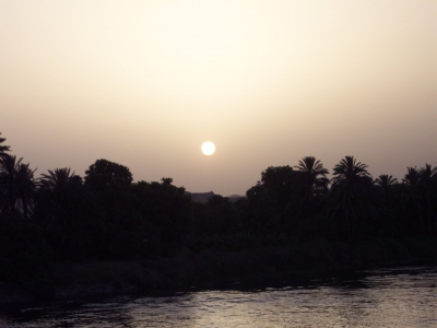 Sonnenunterganz in Ägypten