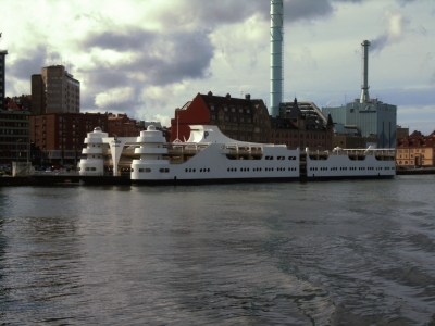 Göteborg Parkdeck auf dem Wasser