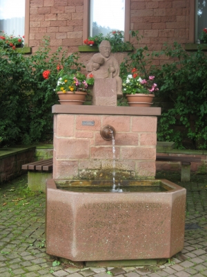 Marktbrunnen in Holzkirchen/Unterfranken
