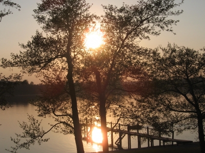 Sonnenuntergang am Chiemsee2