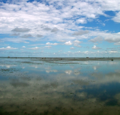 Himmelspiegelung im Watt