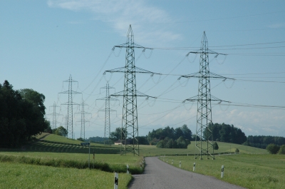 Elektrizität in der Landschaft