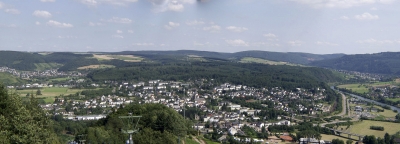 Panorama von Saarburg