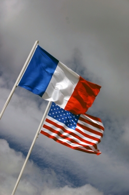 Fahne Flagge Frankreich USA