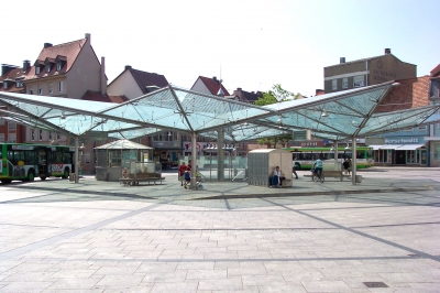 Der Rossmarkt in Schweinfurt