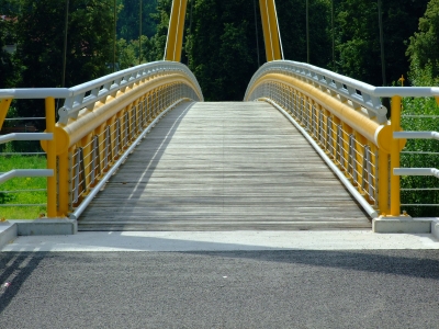 Hängebrücke in Gera