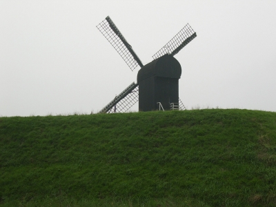 eine Windmühle in der Festung Bourtange/ Holland