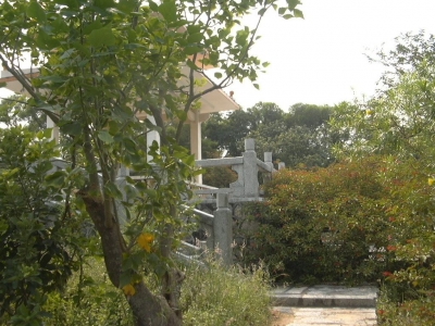 Pavillon im Haibin Stadtgarten