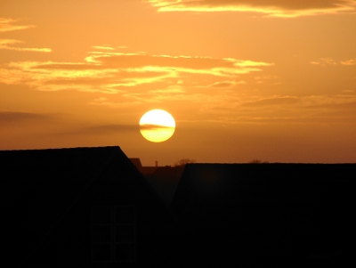 Sonnenuntergang über Sylt