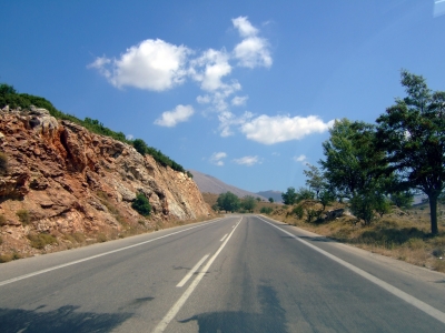 Straße auf dem Peloponnes