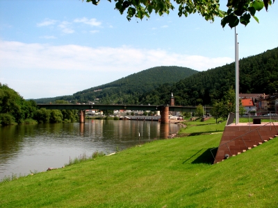 Mainlände und Mainbrücke Freudenberg / Main