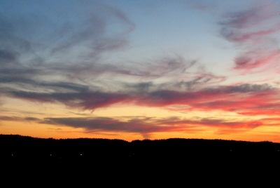 Mit den Wolken ziehen