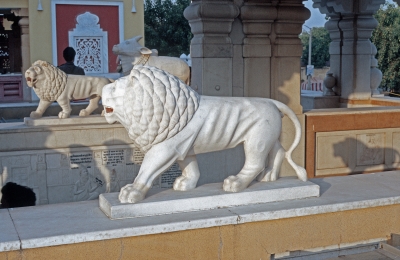 Löwe in indischem Tempel