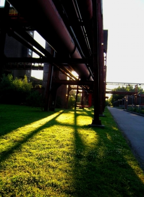 Zollverein in Morgen licht