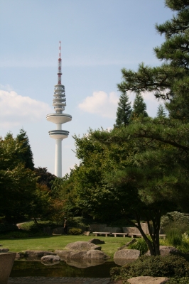 Fernsehturm und Japanischer Garten in Hamburg
