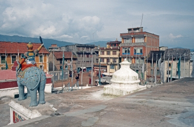 Aussicht von Stupa