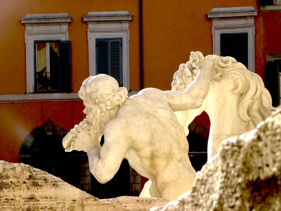 Trevi Brunnen details