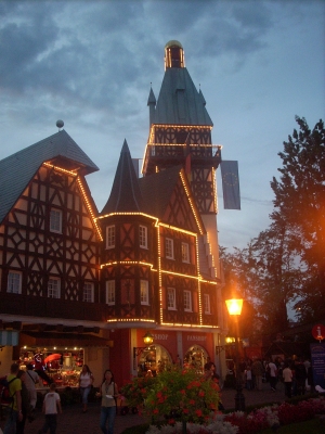 Europapark - Italien bei Nacht