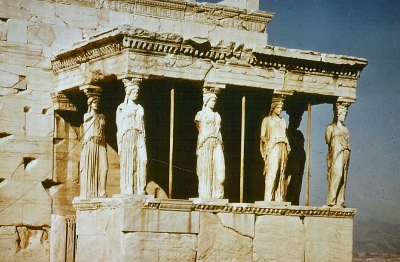 Erechtheiontempel, Korenhalle auf der Akropolis, Athen