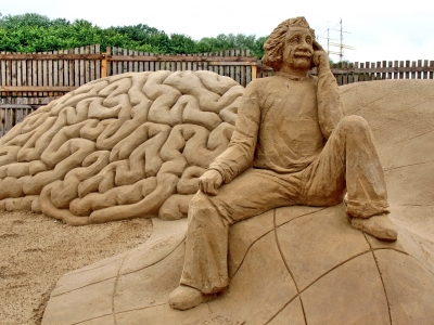 Travemünde Sandworld Einstein