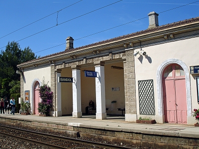 Bahnhof in Bandol Frankreich