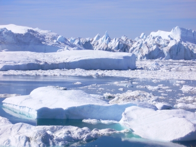 Eisberge in Grönland