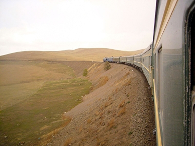 Zug Nr. 3 in der Mongolei
